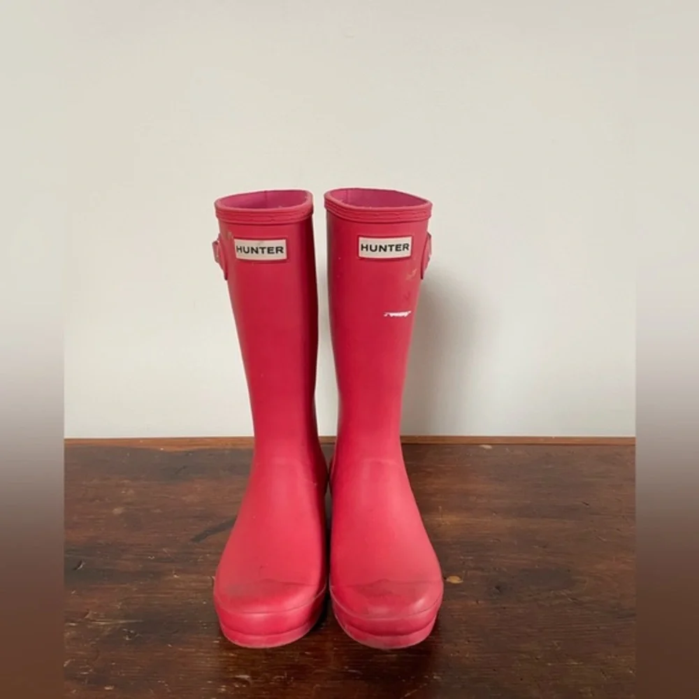 Hunter Kids Rain Boots Tall‎ Salmon